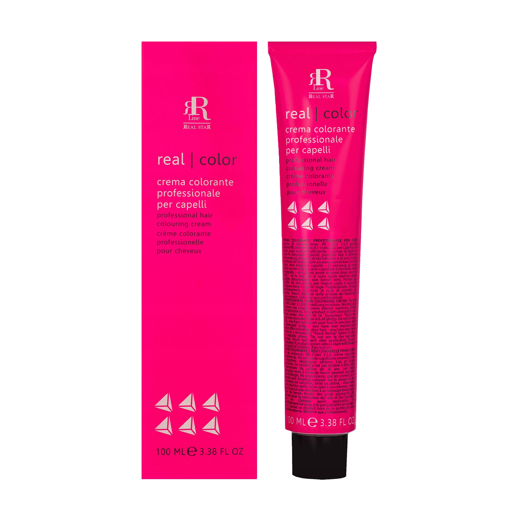 Перманентна крем-фарба для волосся RR Line Hair Colouring Cream 6/43 Темний золото-мідний блонд, 100 мл